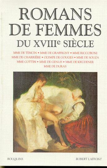 Couverture du livre « Romans de femmes du xviiie siecle » de  aux éditions Bouquins