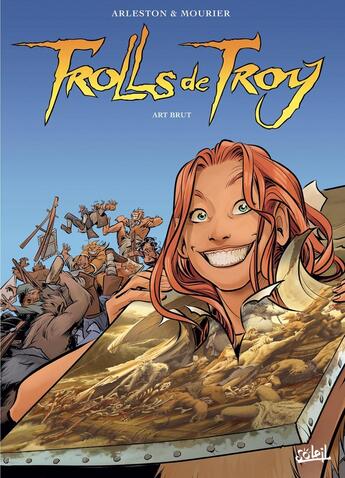 Couverture du livre « Trolls de Troy Tome 23 : art brut » de Christophe Arleston et Jean-Louis Mourier aux éditions Soleil