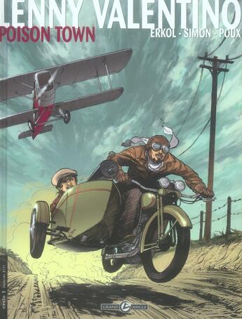 Couverture du livre « Lenny valentino t.1 ; poison town » de Erkol et Poux et Simon aux éditions Bamboo