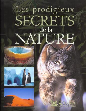 Couverture du livre « Les prodigieux secrets de nature » de  aux éditions Selection Du Reader's Digest