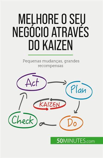 Couverture du livre « Melhore o seu negócio através do Kaizen : Pequenas mudanças, grandes recompensas » de Antoine Delers aux éditions 50minutes.com