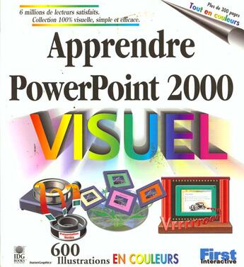Couverture du livre « Apprendre power point 2000 » de Marangraphics aux éditions First Interactive