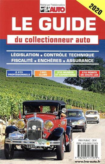 Couverture du livre « Le guide du collectionneur auto (édition 2019) » de  aux éditions Edifree