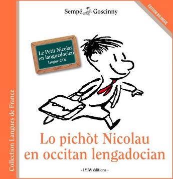 Couverture du livre « Le petit Nicolas en languedocien » de Jean-Jacques Sempe et Rene Goscinny aux éditions Imav