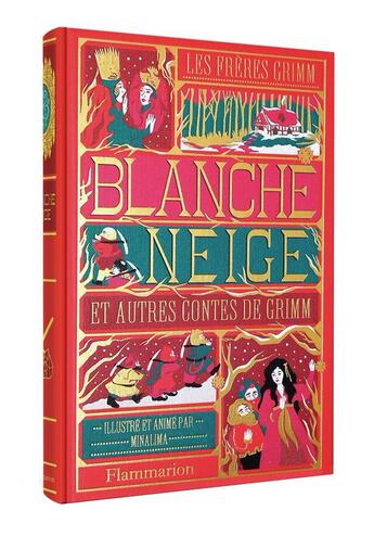 Couverture du livre « Blanche-Neige et autres contes de Grimm » de Freres Grimm et Minalima aux éditions Flammarion Jeunesse