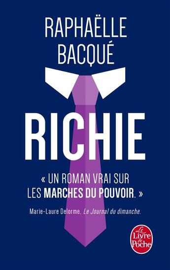 Couverture du livre « Richie » de Raphaelle Bacque aux éditions Le Livre De Poche