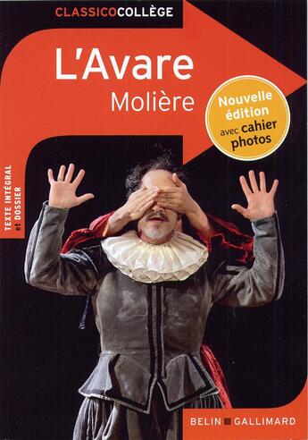 Couverture du livre « L'avare » de Moliere et Virginie Manouguian aux éditions Belin Education