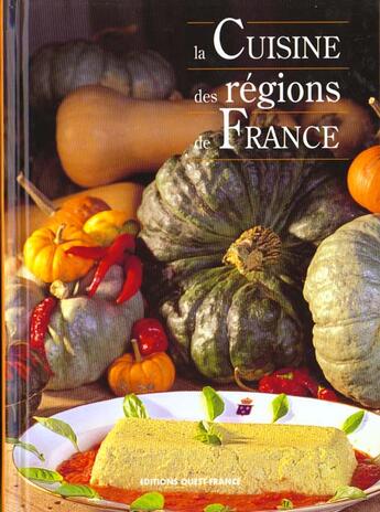 Couverture du livre « Cuisine des regions de france » de Carpentier-Charlon-C aux éditions Ouest France