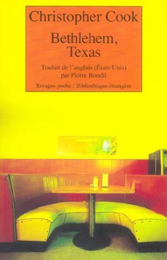 Couverture du livre « Bethlehem, texas » de Christopher Cook aux éditions Rivages