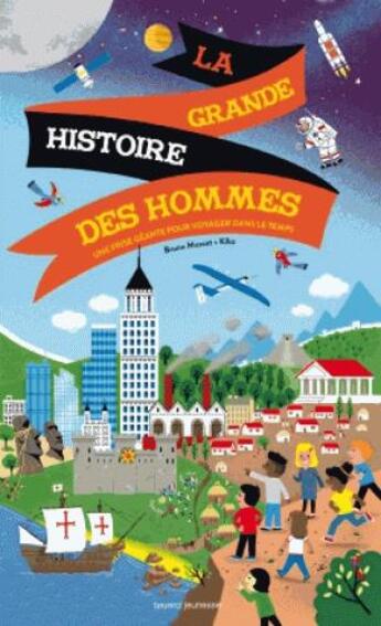 Couverture du livre « La grande histoire des hommes » de Bruno Muscat aux éditions Bayard Jeunesse