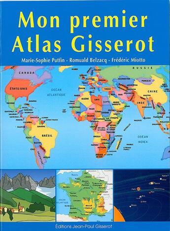 Couverture du livre « Mon premier atlas » de Putfin aux éditions Gisserot