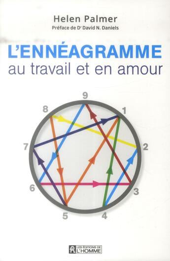 Couverture du livre « L'ennéagramme au travail et en amour » de Helen Palmer aux éditions Editions De L'homme