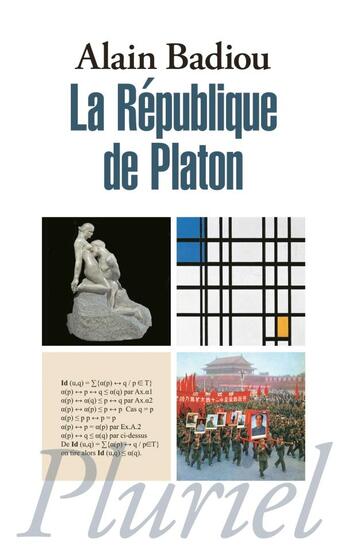 Couverture du livre « La République de Platon » de Alain Badiou aux éditions Pluriel