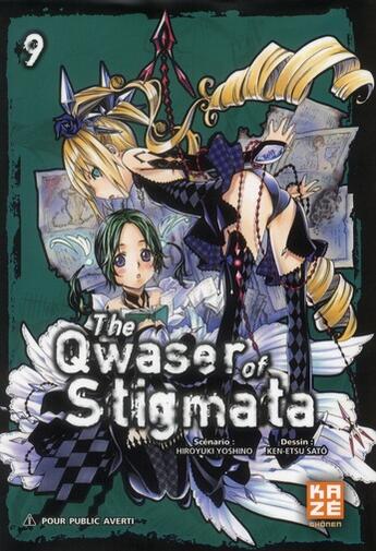 Couverture du livre « The qwaser of stigmata Tome 9 » de Ken-Etsu Sato et Hiroyuki Yoshino aux éditions Kaze