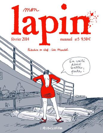 Couverture du livre « REVUE MON LAPIN n.5 ; février 2014 » de Revue Mon Lapin aux éditions L'association