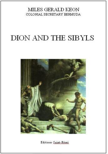 Couverture du livre « Dion and the sybils » de Gerald Keon aux éditions Saint-remi