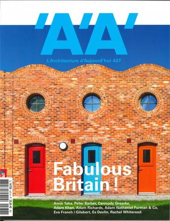 Couverture du livre « L'architecture d'aujourd'hui n 437 fabulous britain ! - juillet 2020 » de  aux éditions Archipress