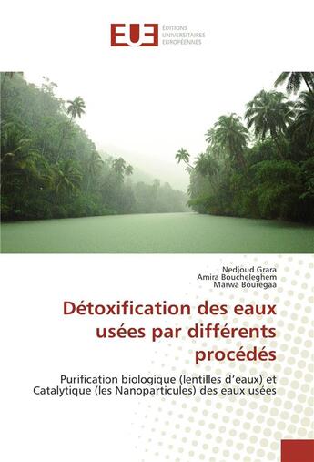 Couverture du livre « Detoxification des eaux usees par differents procedes » de Grara Nedjoud aux éditions Editions Universitaires Europeennes