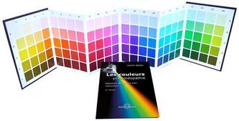 Couverture du livre « Les couleurs en homéopathie ; répertoire de couleurs avec instructions + nuancier » de Ulrich Welte aux éditions Narayana