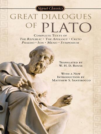 Couverture du livre « Great Dialogues of Plato » de Plato Harriet Beecher aux éditions Penguin Group Us