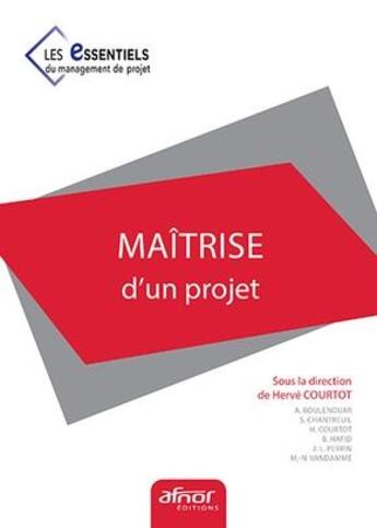 Couverture du livre « Maîtrise d'un projet livre n°4 » de  aux éditions Afnor