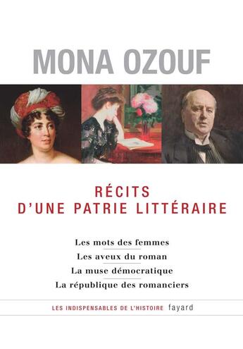 Couverture du livre « Recits d'un patrie littéraire » de Mona Ozouf aux éditions Fayard
