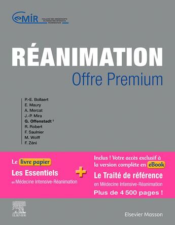 Couverture du livre « Réanimation ; offre premium (4e édition) » de  aux éditions Elsevier-masson