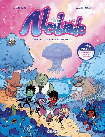 Couverture du livre « Alcibiade Tome 1 : l'académie de magie » de Allan Barte et Marc Lataste aux éditions Glenat