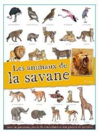 Couverture du livre « Les animaux de la savane » de  aux éditions Piccolia