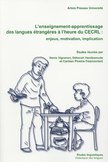 Couverture du livre « Enseignement apprentissage des langues etrangeres a l'heure du cecrl » de  aux éditions Pu D'artois