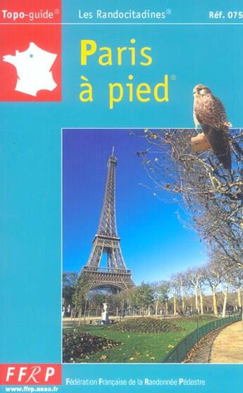 Couverture du livre « Paris a pied - 75-pr-0075 » de  aux éditions Ffrp