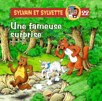 Couverture du livre « Sylvain et Sylvette T.22 ; une fameuse surprise » de Jean-Louis Pesch aux éditions P'tit Louis