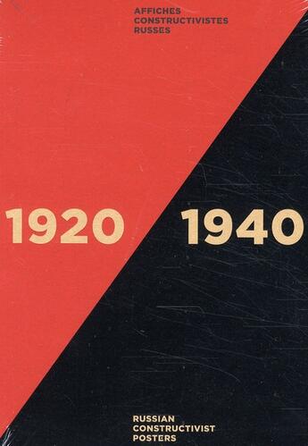 Couverture du livre « 1920-1940 affiches constructivistes russes » de Hollis Richard aux éditions Pyramyd