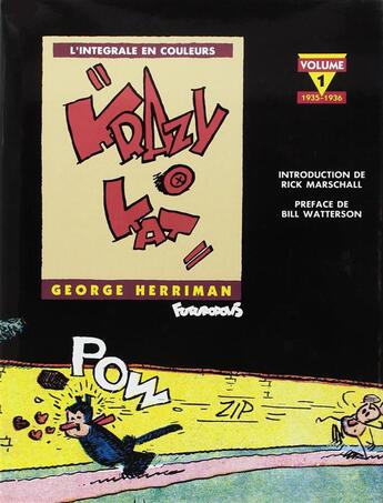 Couverture du livre « Krazy kat t.1 ; 1935-1936 » de George Herriman aux éditions Futuropolis