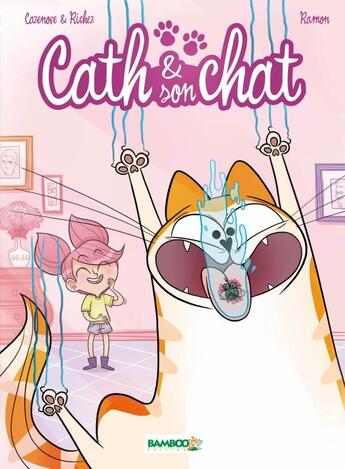 Couverture du livre « Cath et son chat Tome 1 » de Christophe Cazenove et Yrgane Ramon et Herve Richez aux éditions Bamboo