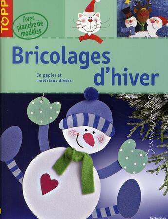 Couverture du livre « Bricolages d'hiver en papier et matériau » de Pia Pedevilla aux éditions Editions Carpentier