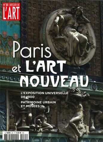 Couverture du livre « Dossier de l'art n 281 l'art nouveau en france - septembre 2020 » de  aux éditions Faton Revue