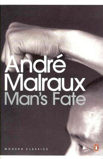 Couverture du livre « Man's fate » de Andre Malraux aux éditions Adult Pbs