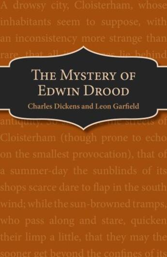 Couverture du livre « The Mystery of Edwin Drood » de Leon Garfield aux éditions Rhcb Digital