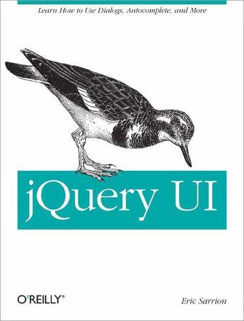 Couverture du livre « JQuery UI » de Eric Sarrion aux éditions O'reilly Media