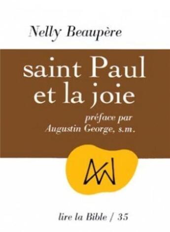 Couverture du livre « Saint paul et la joie » de Beaupere Nelly aux éditions Cerf