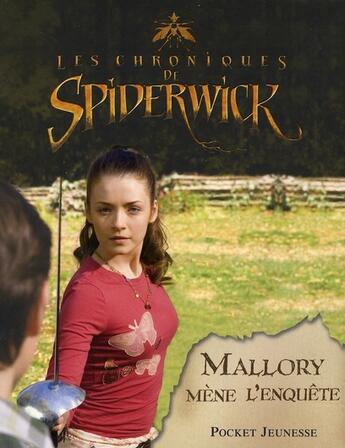 Couverture du livre « Les chroniques de spiderwick - mallory mene l'enquete » de Linder/Diterlizzi aux éditions Pocket Jeunesse