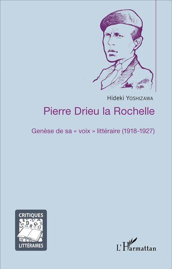 Couverture du livre « Pierre Drieu la Rochelle ; genèse de sa 