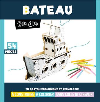 Couverture du livre « Bateau (coll. to do) » de Massimo Marchiori aux éditions 1 2 3 Soleil