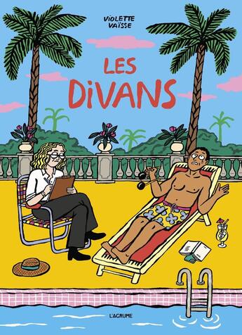 Couverture du livre « Les divans » de Violette Vaisse aux éditions L'agrume