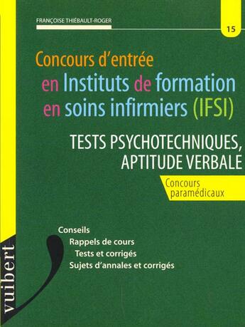 Couverture du livre « Ifsi francais » de  aux éditions Vuibert