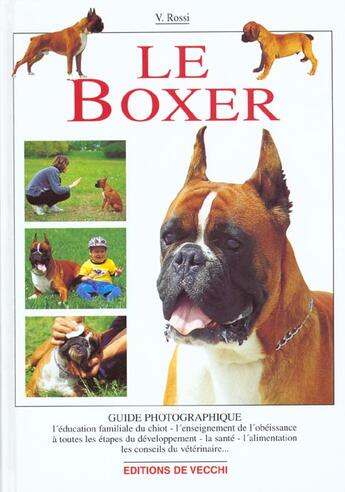 Couverture du livre « Boxer guide photo » de Rossi aux éditions De Vecchi