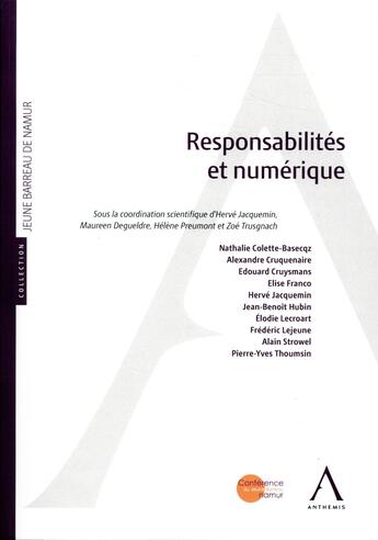 Couverture du livre « Responsabilités et numérique » de  aux éditions Anthemis