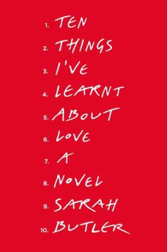 Couverture du livre « Ten Things I've Learnt About Love » de Butler Sarah aux éditions Penguin Group Us