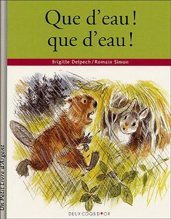 Couverture du livre « Que D'Eau ! Que D'Eau ! » de Brigitte Delpech et Romain Simon aux éditions Deux Coqs D'or